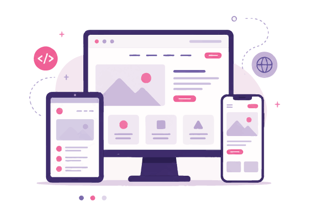 Ilustrasi Desain Web